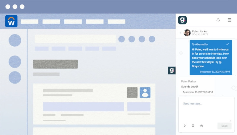 Grayscale + Workday Platform Illustration