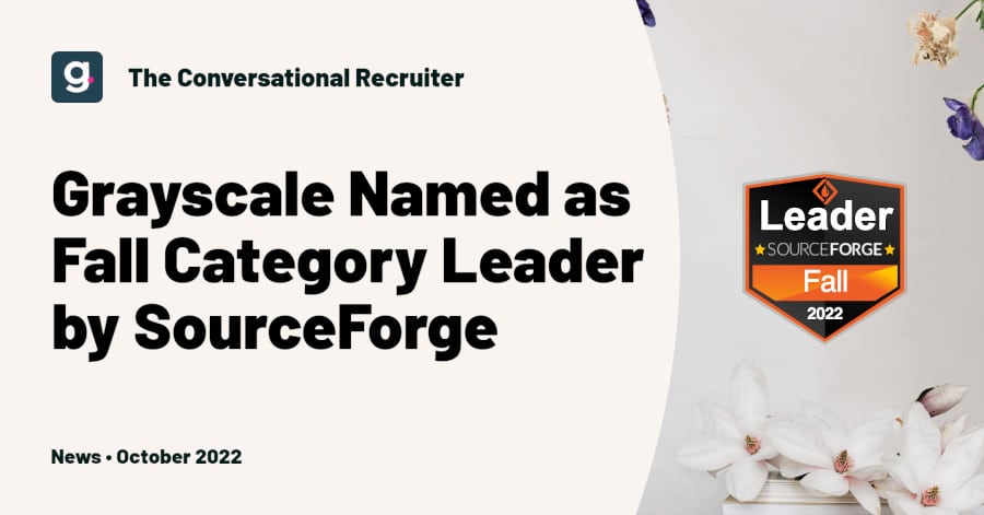 Grayscale Named as Fall 2022 Category Leader by SourceForge