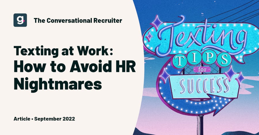 How to Text at Work & Avoid HR Nightmares