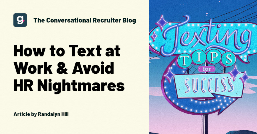 [Blog Post] How To Text at Work & Avoid HR Nightmares