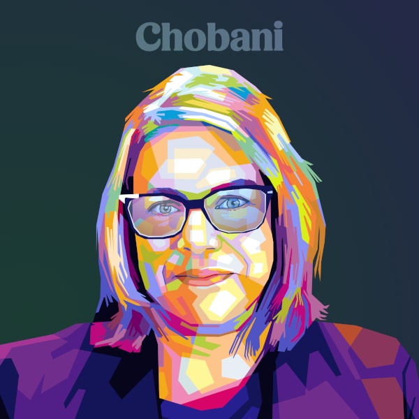 Colleen at Chobani Illustration